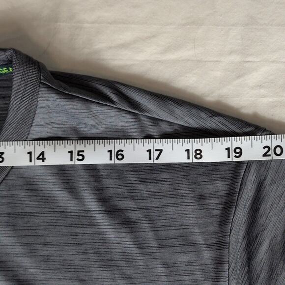 Tek Gear Mens T-Shirt DryTek Crew Tee Heathered Gray Gym Training Knit Size XXL - Picture 5 of 11
